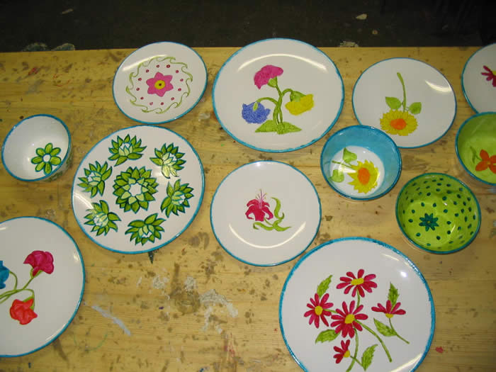 servies schilder workshop bij expres-zo
