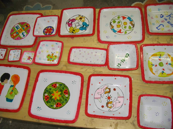 workshop servies schilderen bij expres-zo