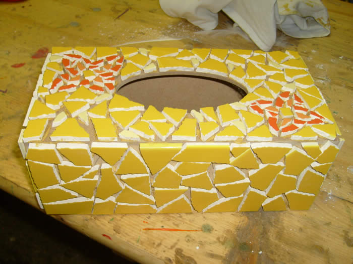 mozaiek workshop bij expres-zo