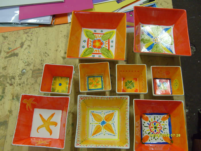 workshop servies schilderen bij expres-zo