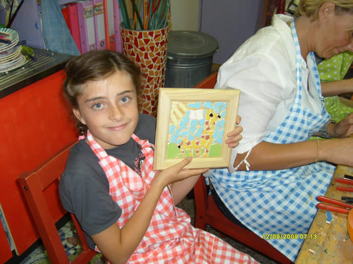 kinderworkshop mozaiek