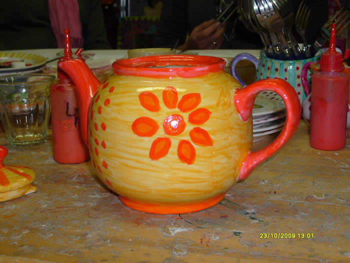workshop servies schilderen bij expres-zo in utrecht