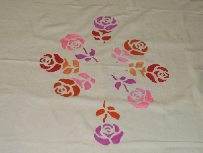 workshop textiel schilderen bij expres-zo