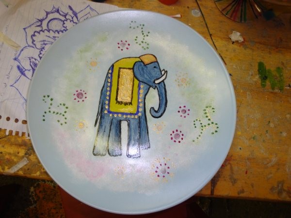 workshop servies schilderen bij expres-zo in utrecht