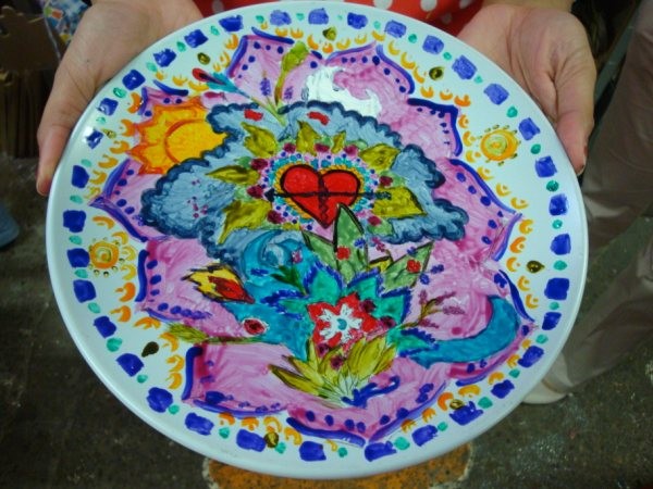 workshop servies schilderen bij expres-zo in utrecht