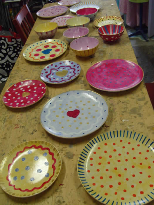 workshop servies schilderen bij expres-zo in utrecht